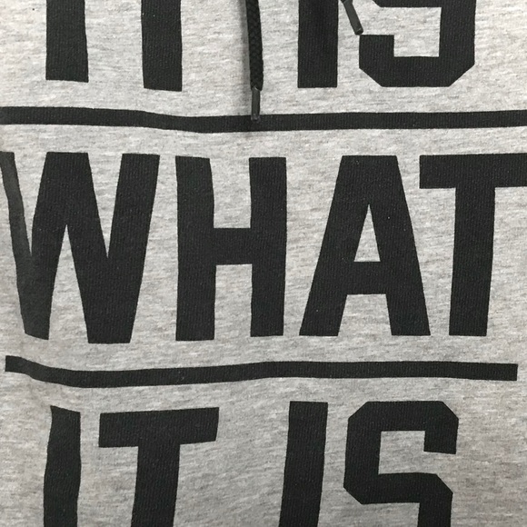 3 for $15 On Fire Juniors Heather Gray Hoodie Long Sleeve Sweatshirt Pullover - Picture 3 of 6